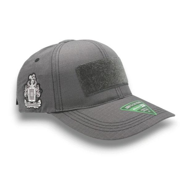Gorra Táctica Gris con Velcro - Caballería